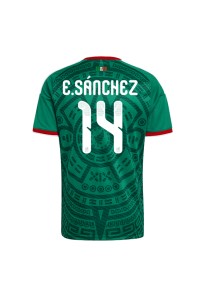 Meksiko Erick Sanchez #14 Jalkapallovaatteet Kotipaita MM-kisat 2026 Lyhythihainen